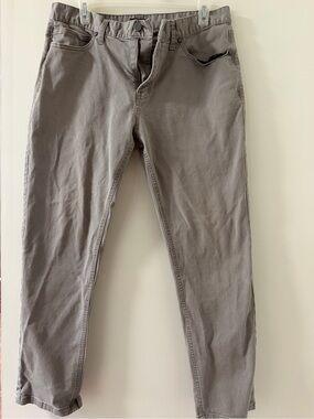 Alfani Slim Straight Jeans in Taupe Gray